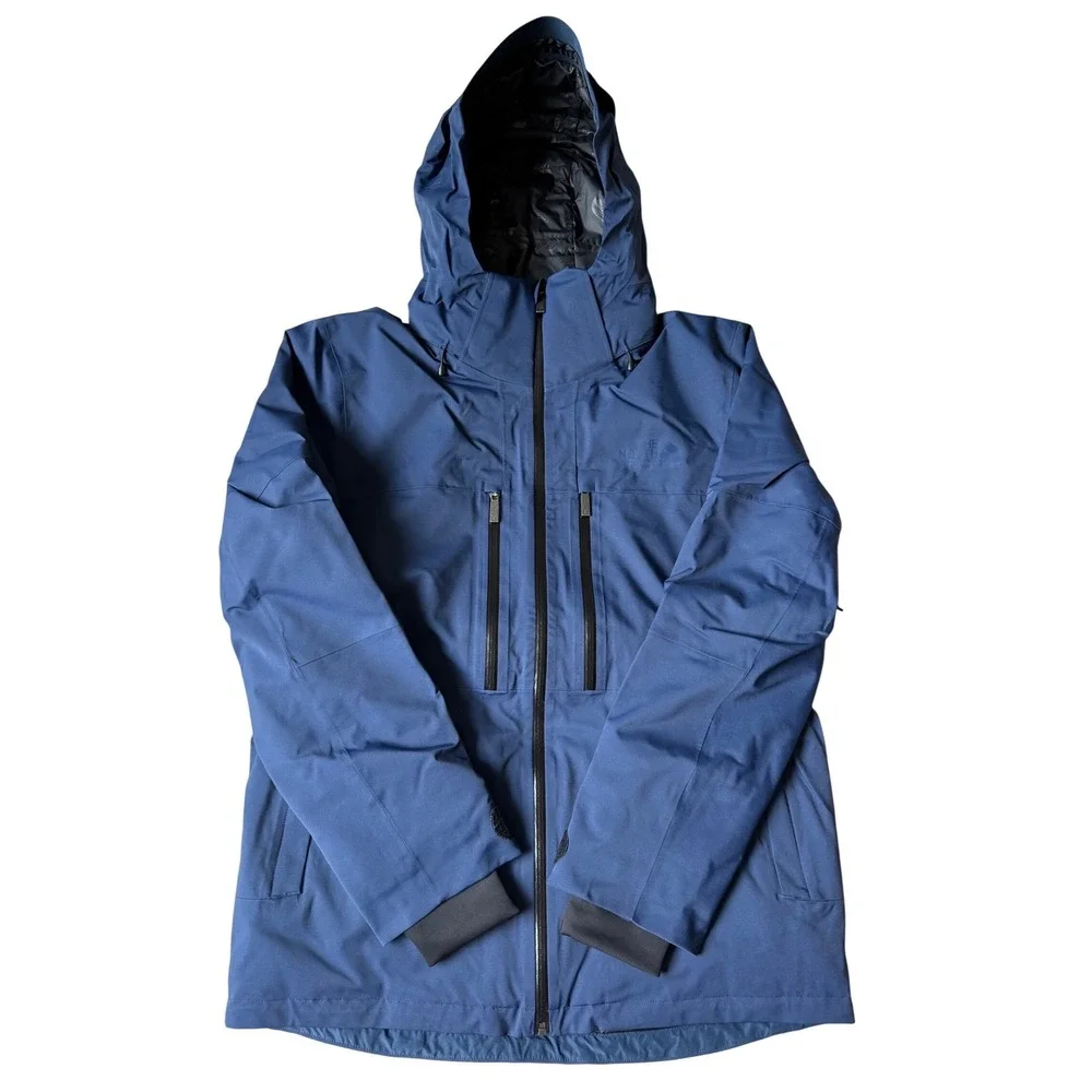 The North Face Men's Jacket Chakal NEW Hooded DRYVENT Summit Navy Blue Large